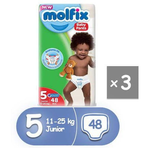Molfix Pants Size 5 Junior Pack - 48pcs