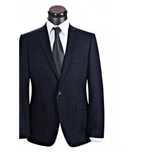 Plain Smart Corporate Suit- Black