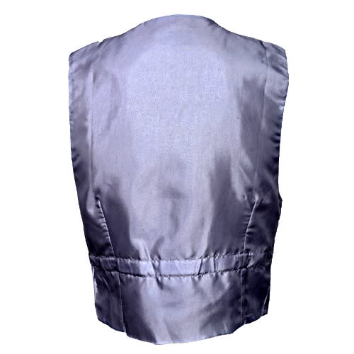 Detailed Pattern Men's Waistcoat-silver-mwc-2826
