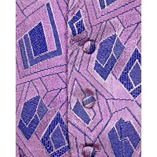 Purple Multi Color Mwc 1425 Waist Coat
