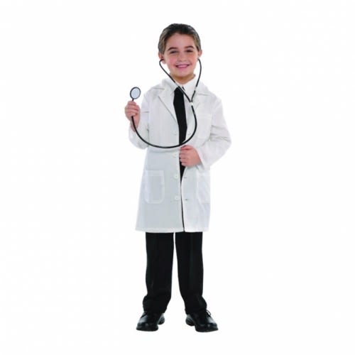 Kids Doctors Costume And Stethoscope