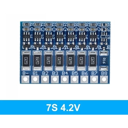 7S 18650 Lithium Battery Balancing Board