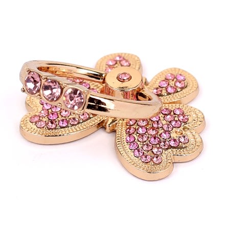 Magnet Stone Butterfly Ring Phone Holder