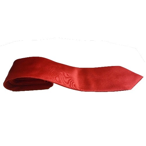 Premium Plain Tie - Red - Mt-4507