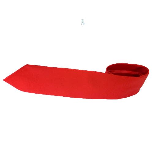 Premium Plain Tie - Red - Mt-4507
