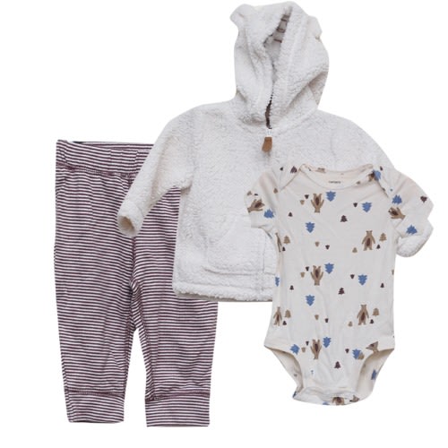 3 Piece Hoodies , Body Suits And Trousers Set
