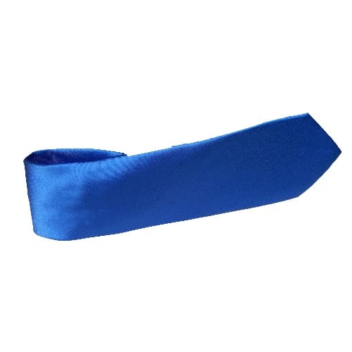Plain Royal Blue Men Tie - Blue - Mt-4508