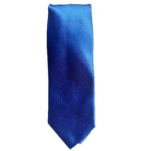 Plain Royal Blue Men Tie - Blue - Mt-4508