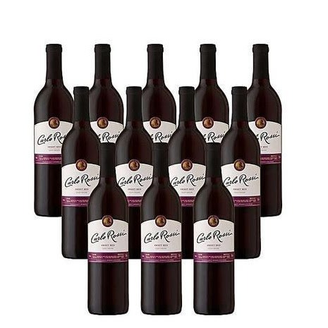 Sweet Red Wine 75cl 9% Alcohol- 6 Bottles