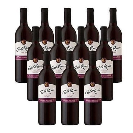 Sweet Red Wine 75cl 9% Alcohol- 6 Bottles