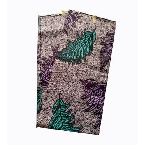 City wax Coloured Leaf Pattern 6 yards