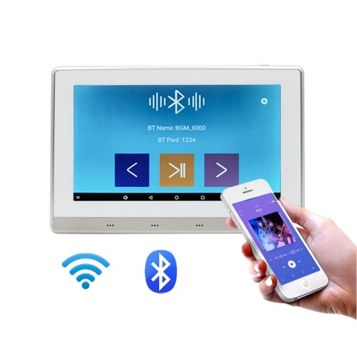 Android 5.0 System Touch Screen In Wall Amplifier - Remote - Hdmi - Sd Aux - Wi-fi