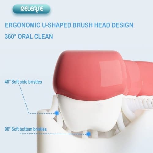 Children Silicone Toothbrush - Blue