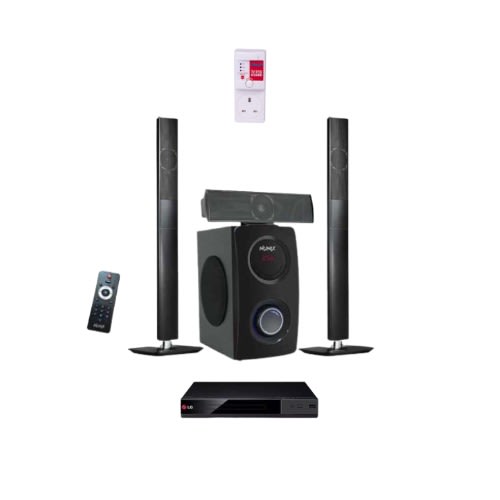 Nunix Multimedia Home Theatre -nu-m7 + Dvd Player & Free Surge -3.1ch