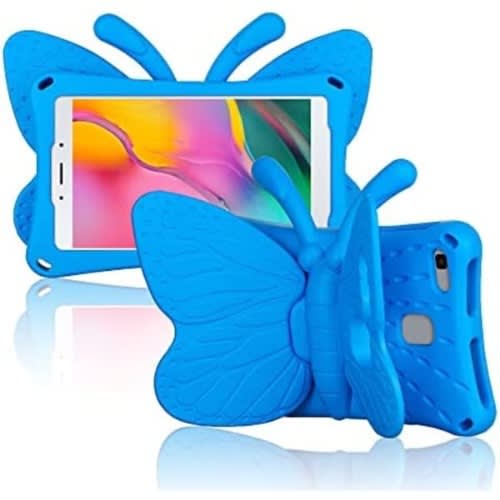 Butterfly Case For Galaxy Tab A 8.0 2019 Sm-t290  - Sm-t295 - Blue
