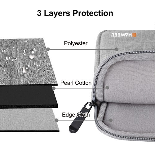 15.0 Inch Sleeve Case Zipper Briefcase Carrying Bag For  Laptop Macbook