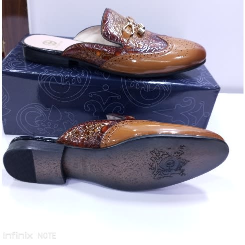 Bernini Leather Half Shoe