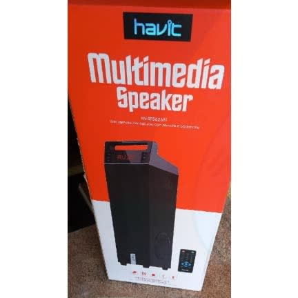 Rechargeable Multimedia Woofer Speaker With Bluetooth - Hv-sf5626bt - Black
