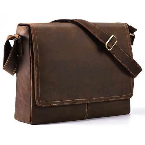 Briefcase Retro Shoulder Laptop Bag