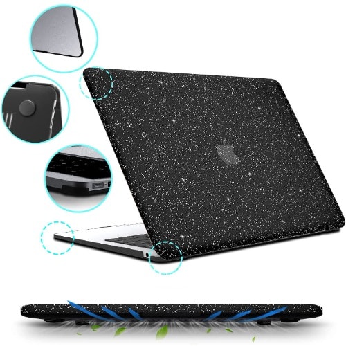Macbook Pro Case 13" With Key Pad- Black