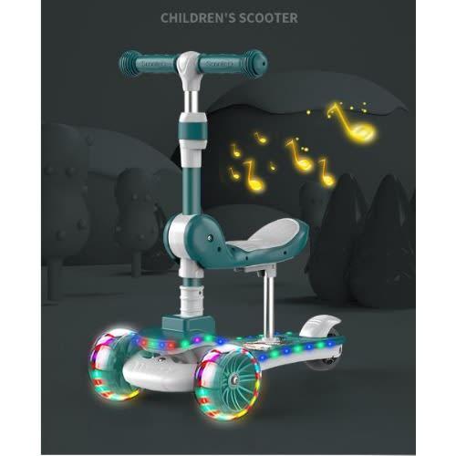 Children Scooter - Age 3-10years - Green