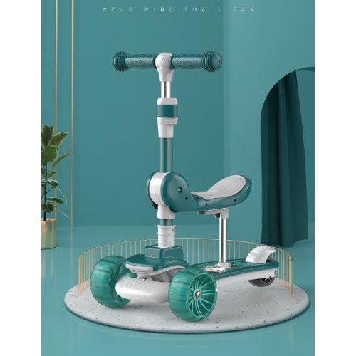 Children Scooter - Age 3-10years - Green