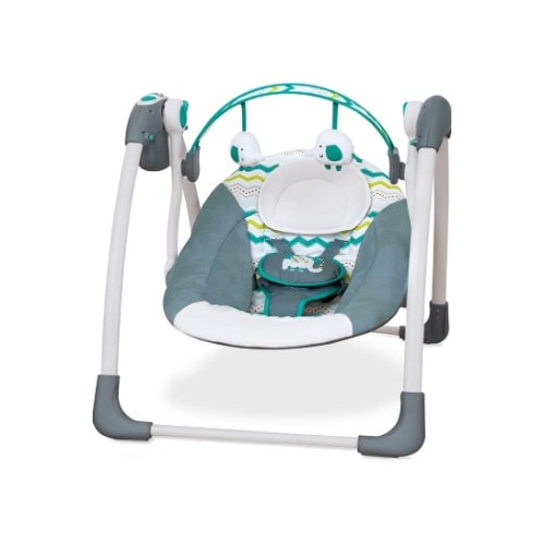Deluxe Portable Swing -Green & Grey