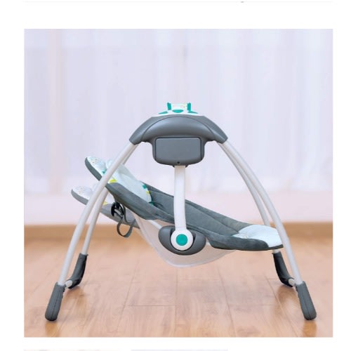 Deluxe Portable Swing -Green & Grey
