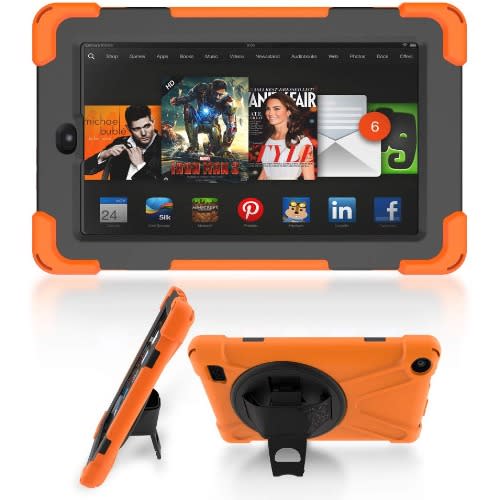 Fire Hd 8 (10th Generation)- Tablet With Alexa -2gb Ram - 32gb Rom + Orange Proof Case
