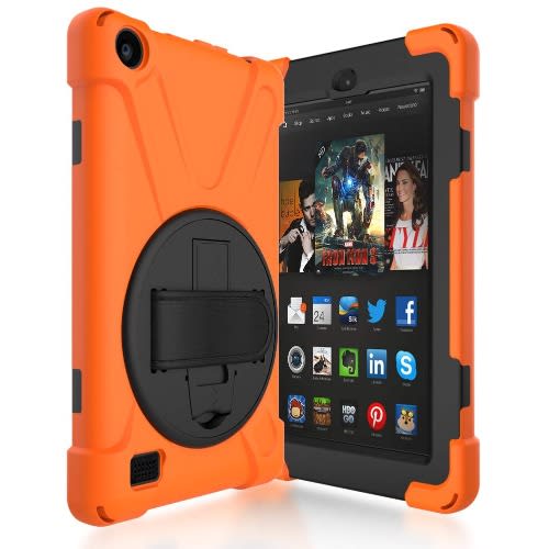 Fire Hd 8 (10th Generation)- Tablet With Alexa -2gb Ram - 32gb Rom + Orange Proof Case
