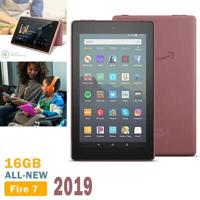 Fire 7 Tablet With Alexa - 7" Display - 1gb Ram - 16gb Rom + Blue Flexible Proof Case