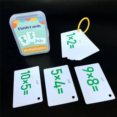 Kids Mathematics Early Learning Flash Cards Cognition - Multiplication