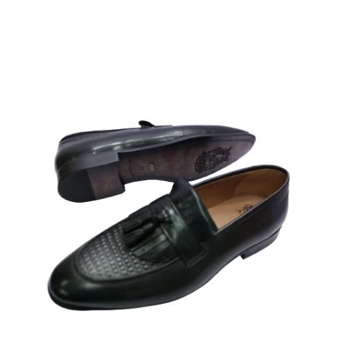 Anax - Leather Shoe - Black