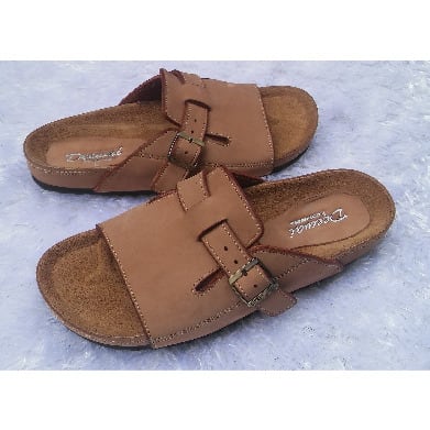 Birkenstock Covered Slippers - Brown