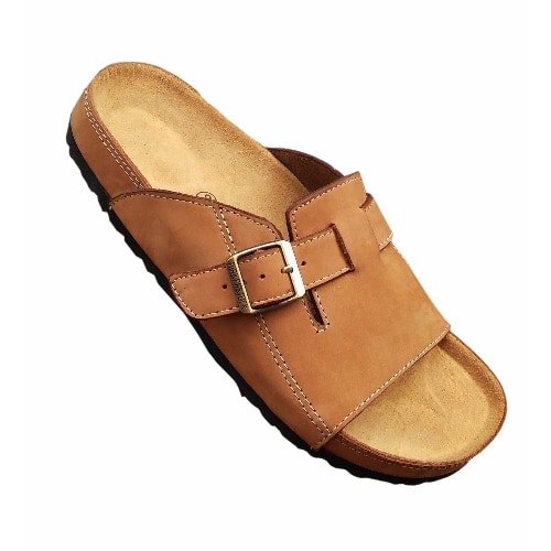 Birkenstock Covered Slippers - Brown