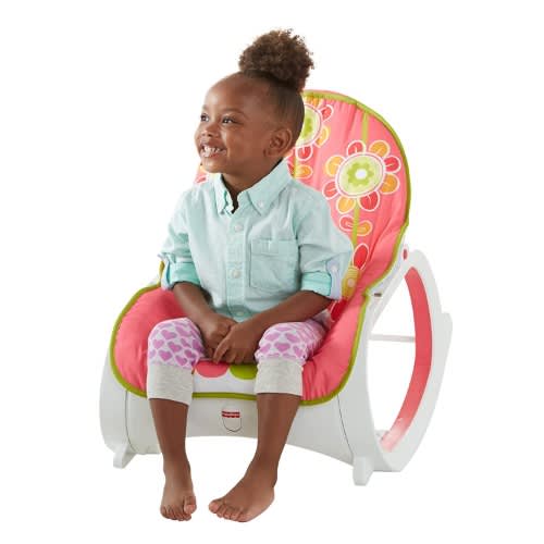 Infant To Toddler Baby Bouncer Rocker - Floral Confetti