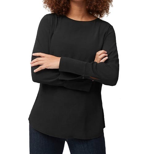 Deep Cuff Long Sleeve Top