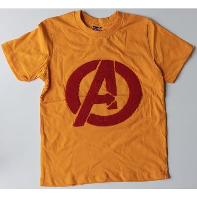 Boys Avengers T-shirt - Mustard yellow