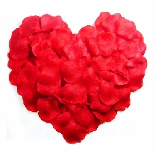Romantic Rose Petals - 100 Pieces - Red