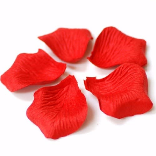 Romantic Rose Petals - 100 Pieces - Red