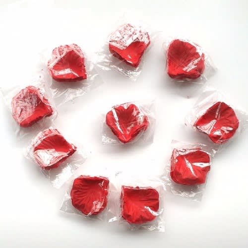Romantic Rose Petals - 100 Pieces - Red