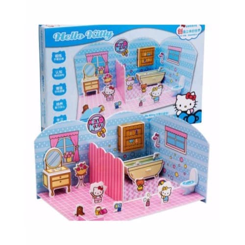 3d Board Stereo Puzzle Toy- Toilet