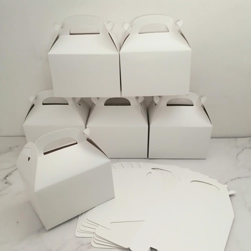 12pcs Gable Favour Treat Food Boxes