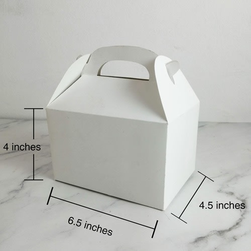 12pcs Gable Favour Treat Food Boxes