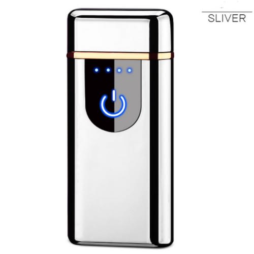 Slim Usb Cigarette Lighter- Silver