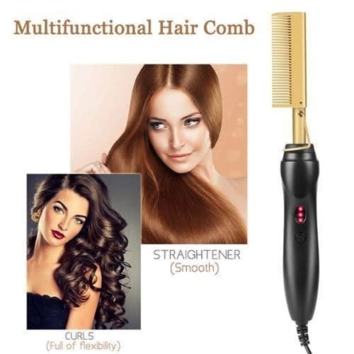 Electric Hot Hair Straightening Comb - 42W