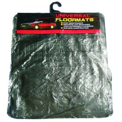 Car Rubber Floor Mats - Black - 5pcs
