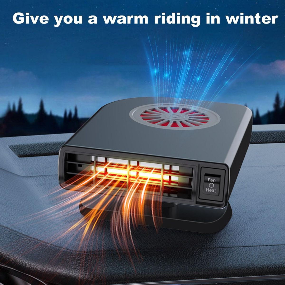 Car Defroster Cooling And Heating Windshield Heater Dc12v