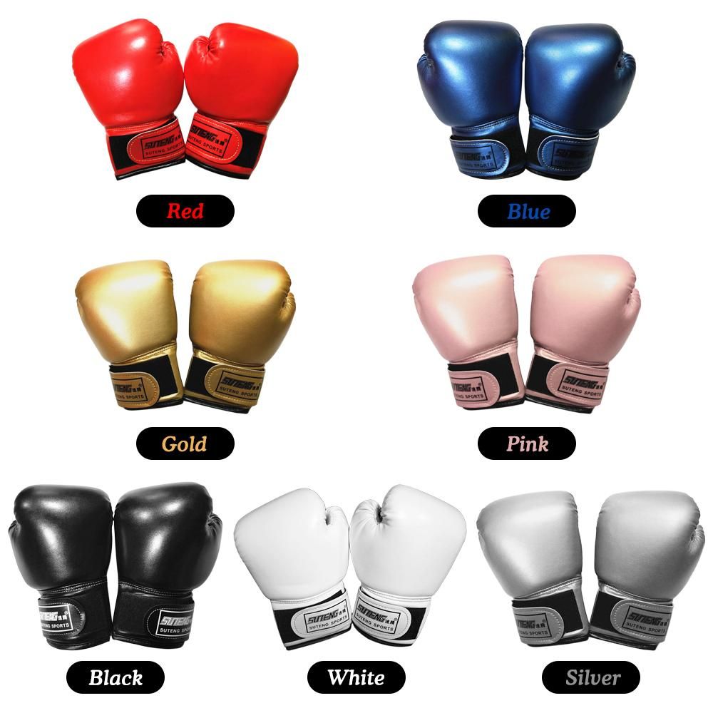 Children Boxing Gloves Kick Boxing Muay Thai Punching Training Bag Gloves Outdoor Sports Mittens Boxing Practice Equipment for Punch Bag Sack Boxing Pads for Child Age 3 - 10 Years