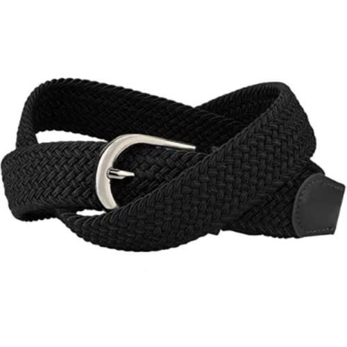 Braided Elastic Belt - Black